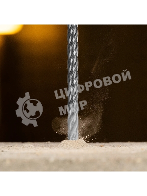 Бур по бетону Denzel цельная крестовая пластина, 10x215 мм, SDS PLUS