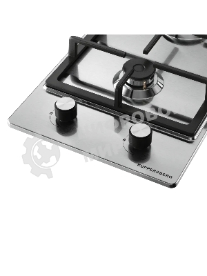 Газовая варочная панель Kuppersberg TS 38 X, High-Tech, 30 см, автоматический электроподжиг, газ-контроль, механическое управление, конфорки REMAY, цвет нержавеющая сталь, цвет фурнитуры черный/нержавеющая сталь