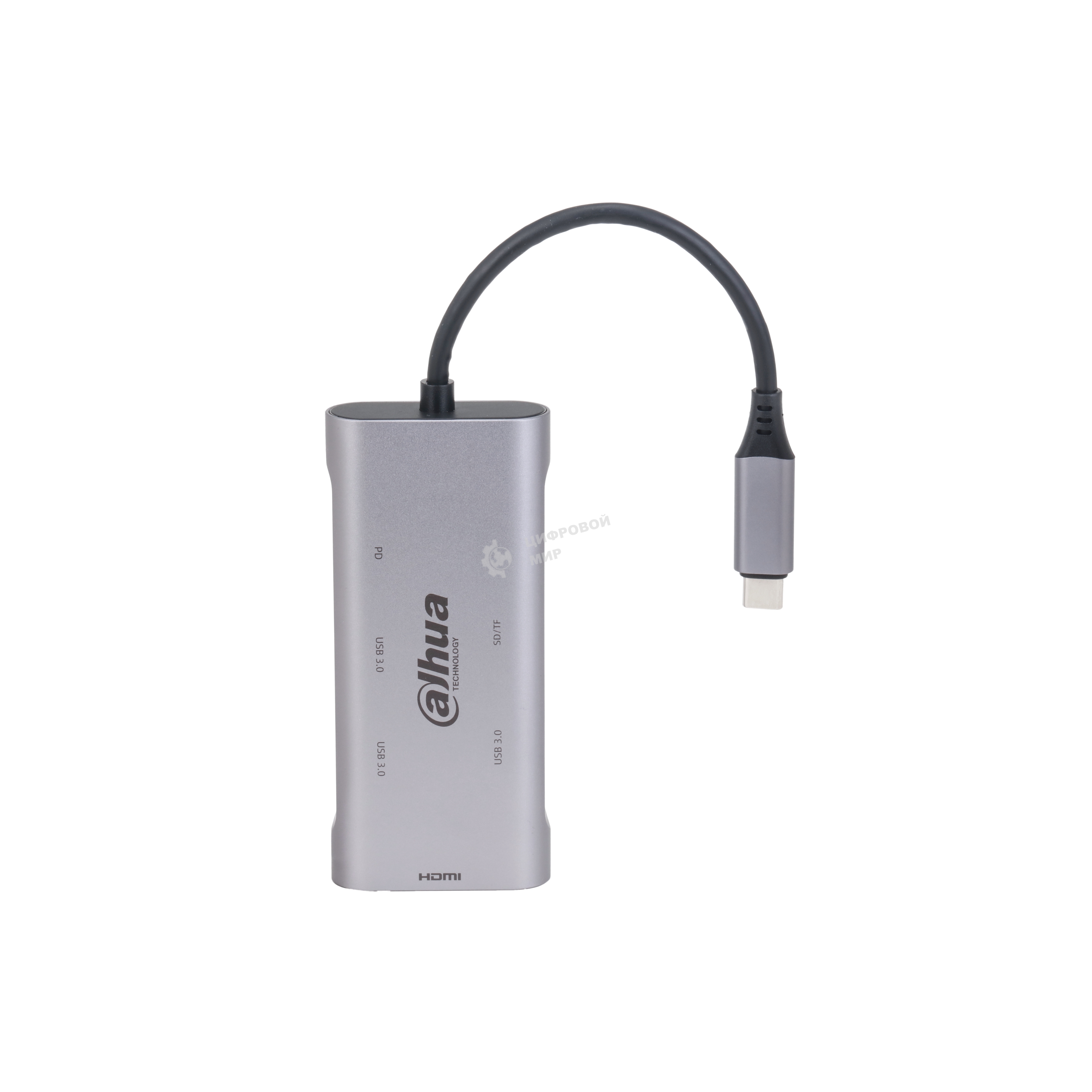 USB-концентратор Dahua 7 in 1 USB 3.1 Type-C to USB 3.0 + HDMI + SD/TF + PD Docking Station