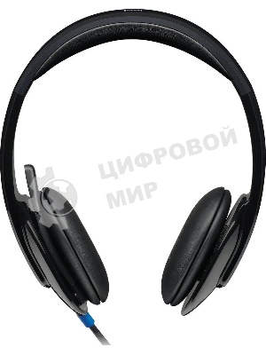 Гарнитура Logitech USB Headset H540 чёрный, проводная, USB