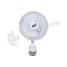 Вентилятор Rix RDF-1500WB белый, настольный, 15 Вт, 2 скорости, 15 см