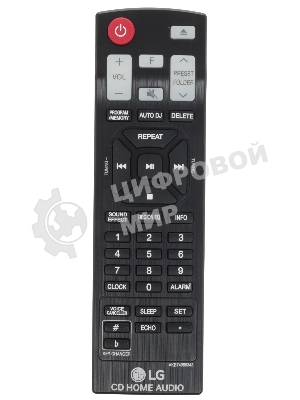 Мини-аудиосистема LG CJ44 черный 480Вт FM USB BT