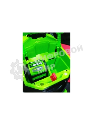 Газонокосилка аккумуляторная GreenWorks GD40LM46SP 40В, 46см, самоходная (без аккумуляторной батареи и зарядного устройства) (2506807)