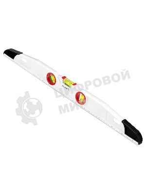 Уровень алюминиевый Matrix литой, фрезерованный, 3 глазка, две ударные площадки, 600 мм