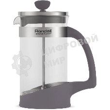 Френч-пресс Rondell Akzent RDS-937, 0.6 л, стальной