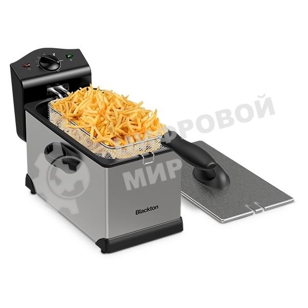 Фритюрница Blackton Bt DF1111 2000Вт, 3л стальной/черный
