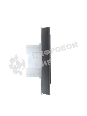 Рамка 2-местная IEK BRITE РУ-2-БрС-44 IP44 сталь