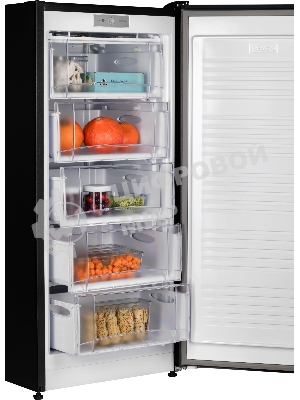 Морозильная камера NordFrost DF 263 BAP черный, 150 л, 5 ящиков