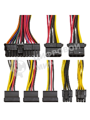 Блок питания ExeGate UNS450 (ES261568RUS-PC), 450Вт, 120мм, серебряный