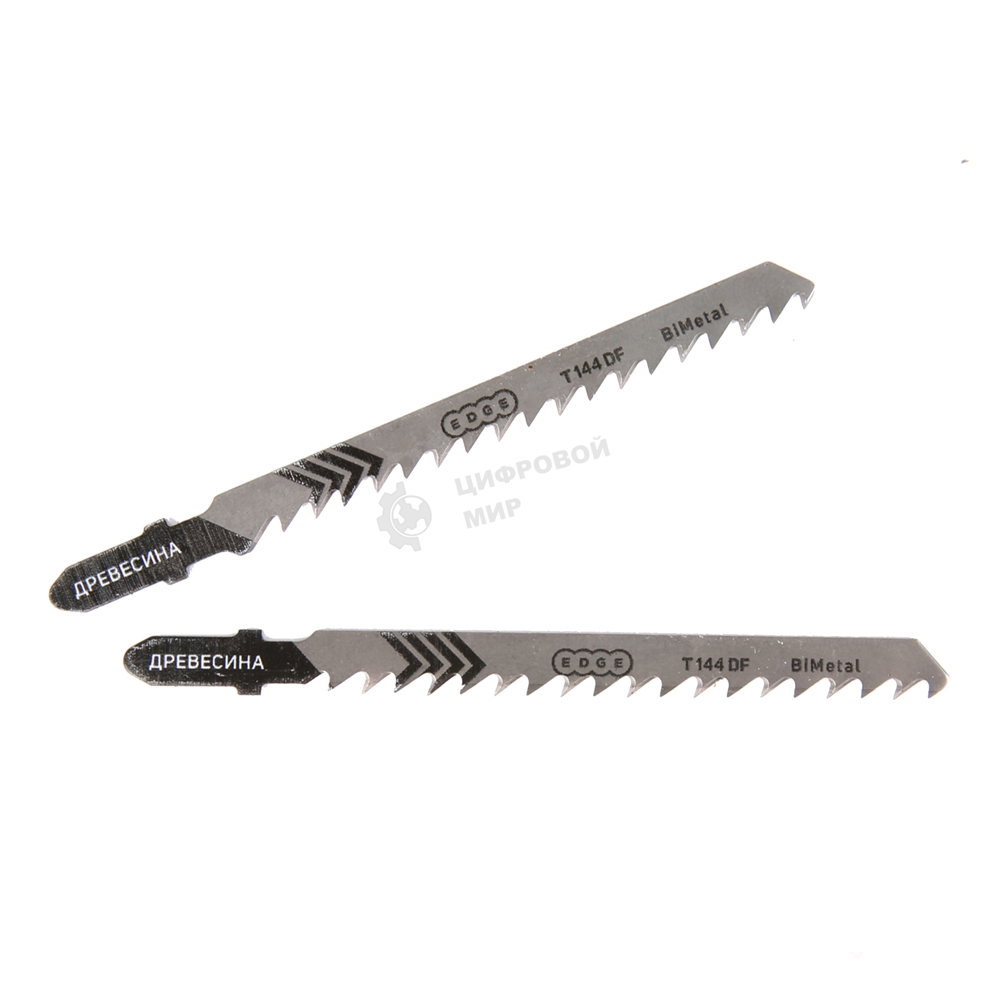 Пилка для лобзика EDGE by PATRIOT T144DF по дереву, 2шт в блистере