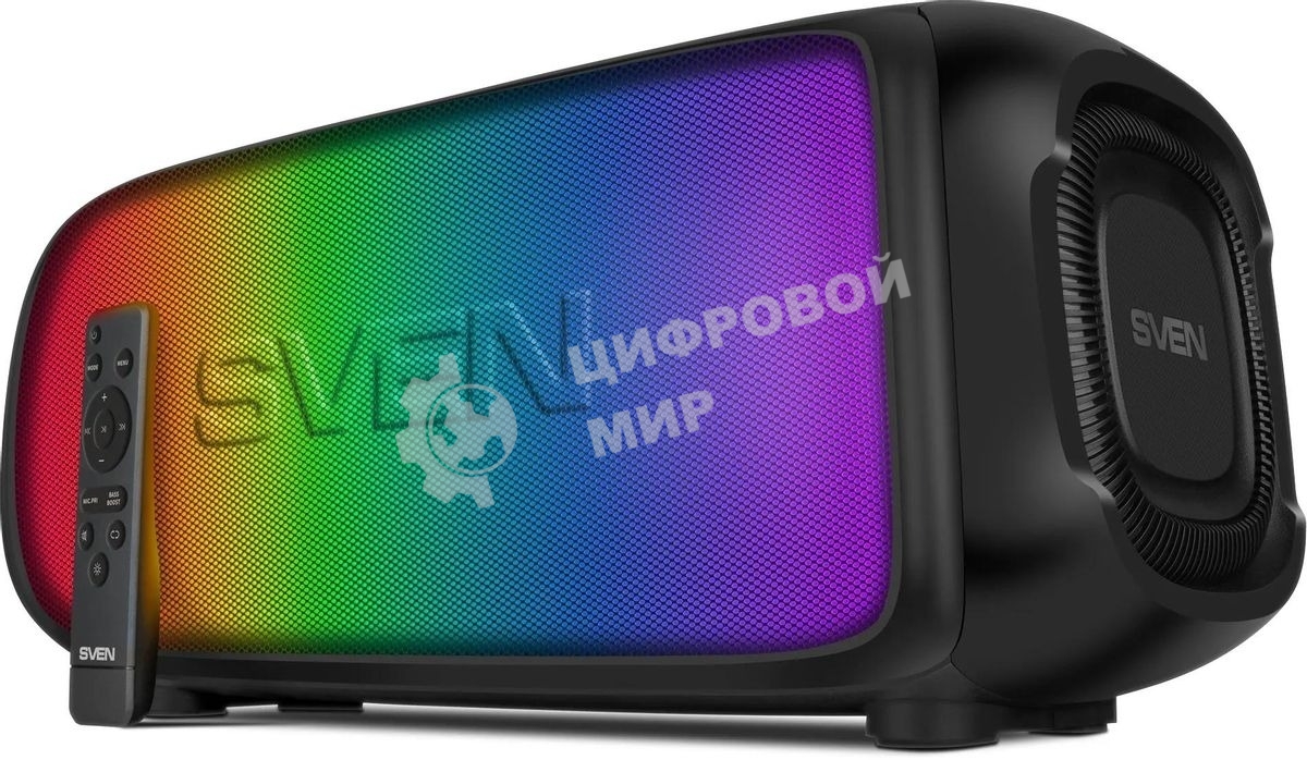 Портативная колонка Sven PS-860 черный 100W 1.0 BT/3.5Jack 5400mAh (SV-022518)