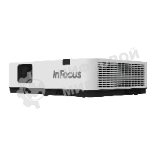 Проектор INFOCUS IN1036 3LCD, 5000 lm, WXGA, 1.371.65:1, 50000:1, (Full 3D), 16W, 2хHDMI 1.4b, VGA in, CompositeIN, 3,5 audio IN, RCAx2 IN, USB-A, VGA out, 3,5 audio OUT, RS232, Mini USB B serv, RJ45, 3,3 кг