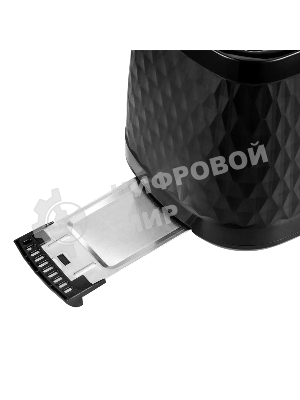 Тостер Polaris PET-0734 черный, 900 Вт, 2 слота