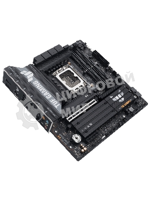 Материнская плата ASUS TUF GAMING B860M-PLUS WIFI, LGA 1851, Intel B860, 4xDDR5, 4xSATA, 3xM.2, 1xPCIe 5.0 x16, 1xPCIe x4, 1xUSB-C, 4xUSB-A 3.2 Gen 1, 2xUSB-A 3.2 Gen 2, 1xHDMI, 1xDP, 1x2.5Gb LAN, 7.1, mATX