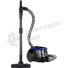 Пылесос Samsung VC18M21B0S2 синий, 380/1800 Вт, уборка сухая, пылесборник контейнер 1.5 л