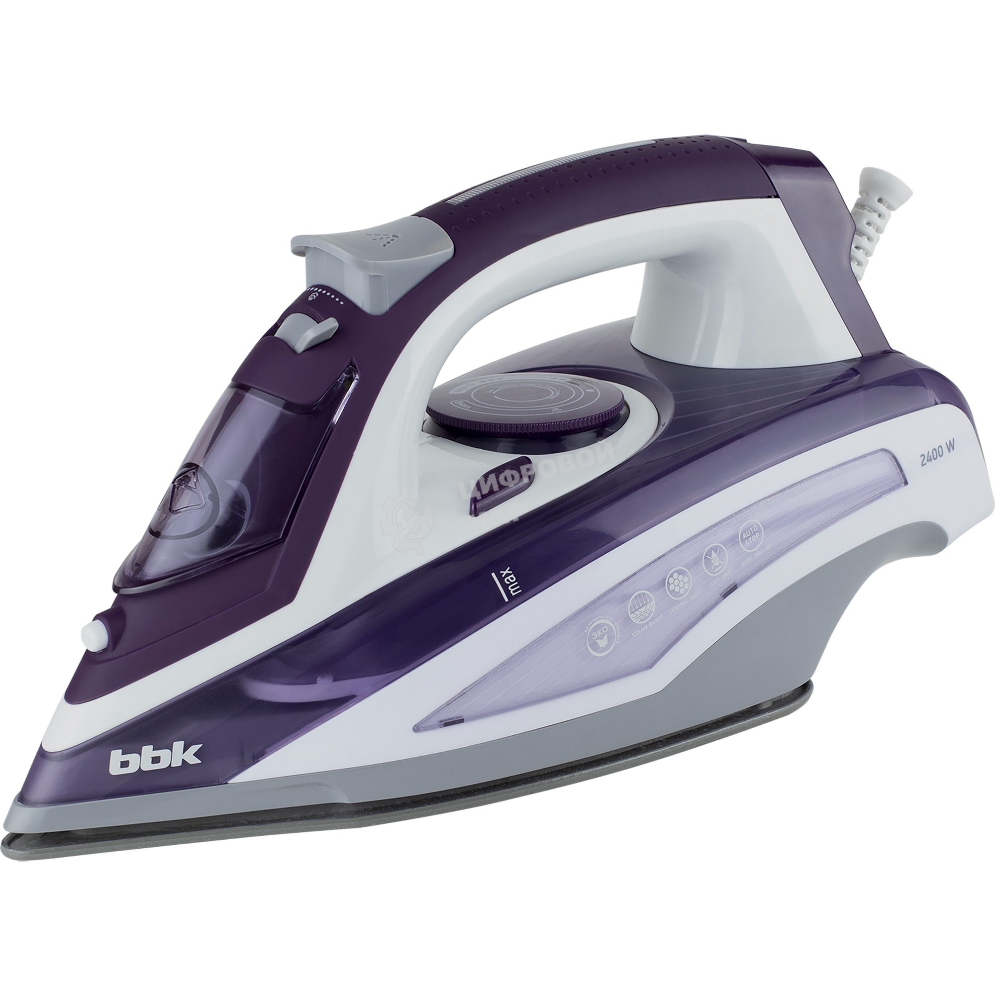 Утюг BBK ISE-2404 фиолетовый