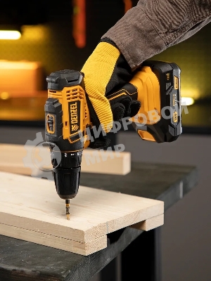 Дрель-шуруповерт Denzel CDL-18-0, 18 В, 0 Ач, 30 Нм, щеточный