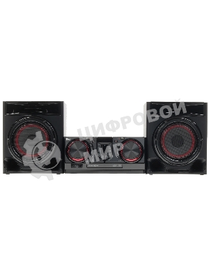 Мини-аудиосистема LG CJ44 черный 480Вт FM USB BT
