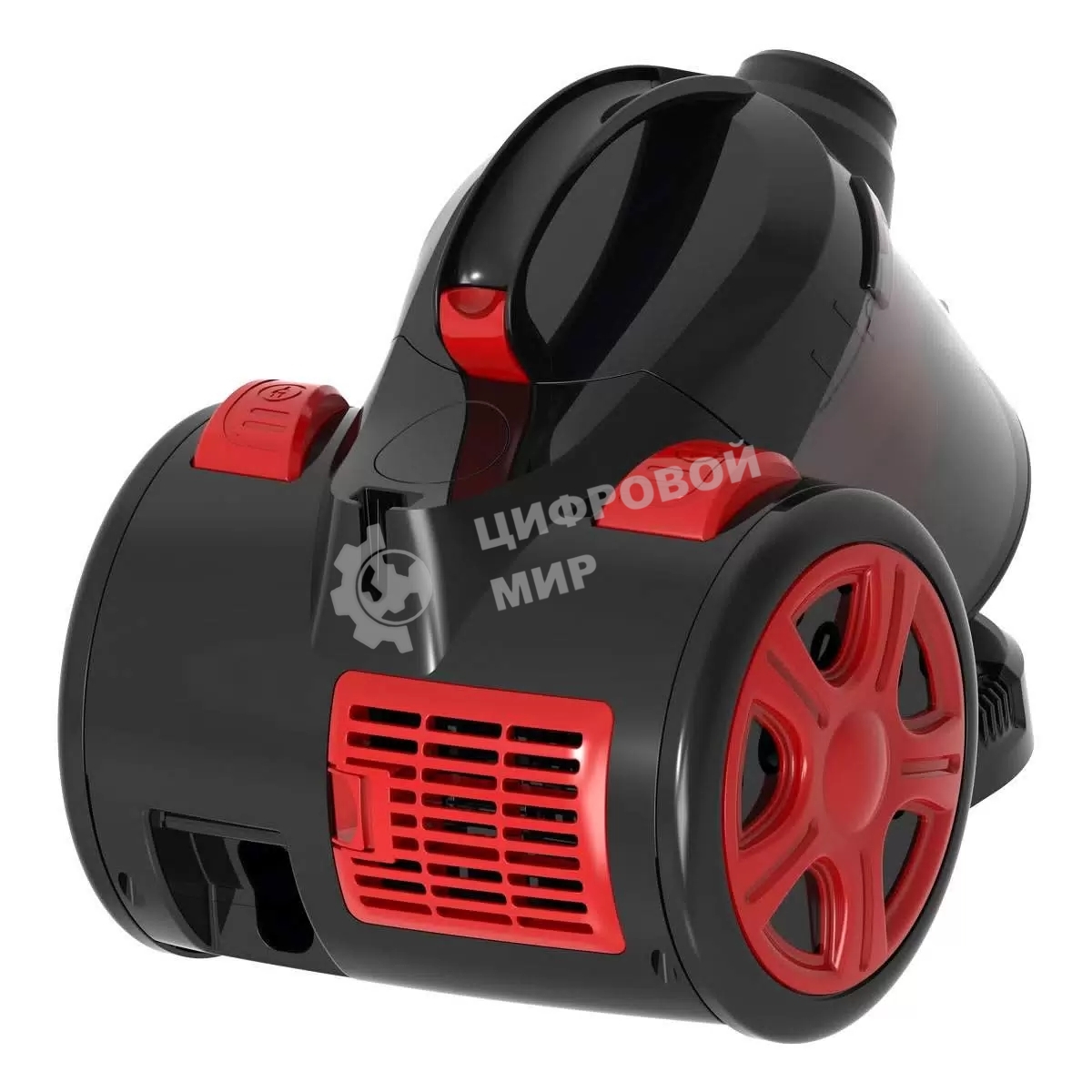 Пылесос Blackton Bt VC1802B серый/красный, 350 Вт, сухая уборка, пылесборник контейнер 2 л