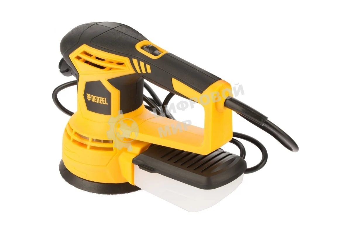Эксцентриковая шлифовальная машина Denzel OS-125, 450 Вт, 6000-12000 об/мин