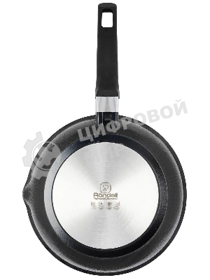 Сковорода Rondell Escurion RDA-894, 26 см, съемная ручка, без крышки, черный