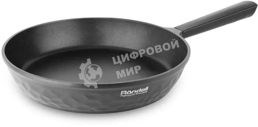 Сковорода Rondell ArtDeco RDA-1256, 24см, без крышки, черный