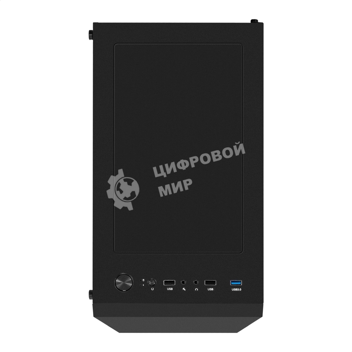 Компьютерный корпус Miditower ExeGate EVO-8227-NPX600 (ATX, БП 600NPX с вент. 12см, 2*USB+1*USB 3.0+HD Audio, черный, 3 вент. RGb, закаленное стекло)