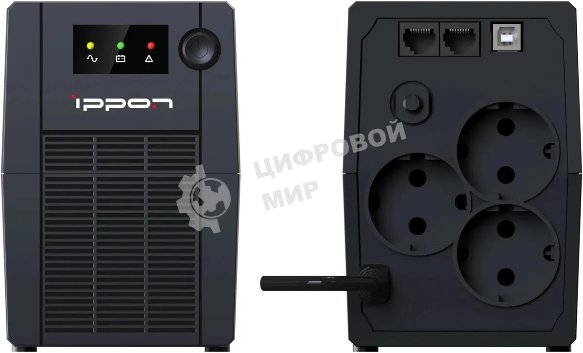Источник бесперебойного питания Ippon Back Basic 850S New Euro 480Вт 850ВА черный