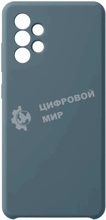 Чехол (клип-кейс) Deppa для Samsung Galaxy A32 Liquid Silicone синий (870122)