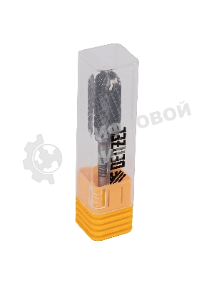 Борфреза по металлу Denzel твердосплавная, цилиндрическая закругленная, тип-С, 12 мм