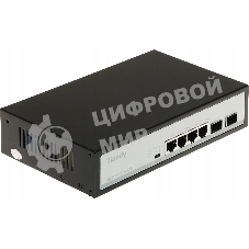 Коммутатор Tiandy TC-P3S06 Spec:H/0402/AT/60/V2.0, 4×1 Гбит/с PoE + 2×1 Гбит/с SFP, неуправляемый