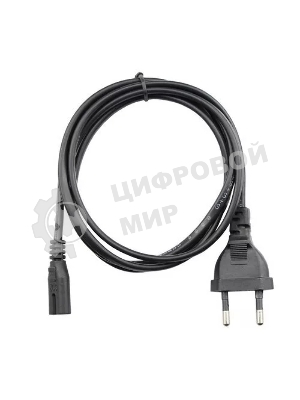 Кабель для аудио-видео техники IEC-320-C7--розетка 220V, 2-pin, 1,8м, медь, VCOM