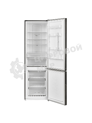 Холодильник Maunfeld MFF200NFSB10 Inverter черный двухкамерный 257/94л морозилка снизу, No Frost