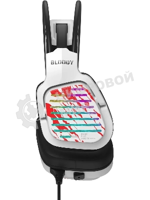 Гарнитура Bloody G565 белый, проводная, USB, подсветка