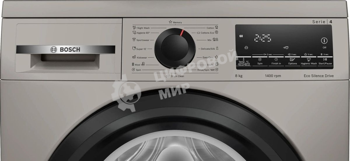 Стиральная машина Bosch WLS2846SME серый, загр.фронтальная, макс.: 8кг, 1400 об/мин, класс: A+