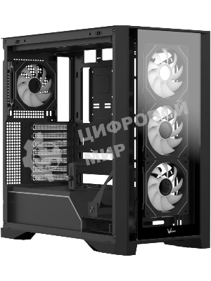 Компьютерный корпус AeroCool/Formula Air Power G8 Floe черный без БП ATX 2xUSB 3.0 1xUSB3.1 audio bott PSU