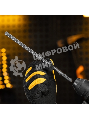 Бур по бетону Denzel цельная крестовая пластина, 10x215 мм, SDS PLUS