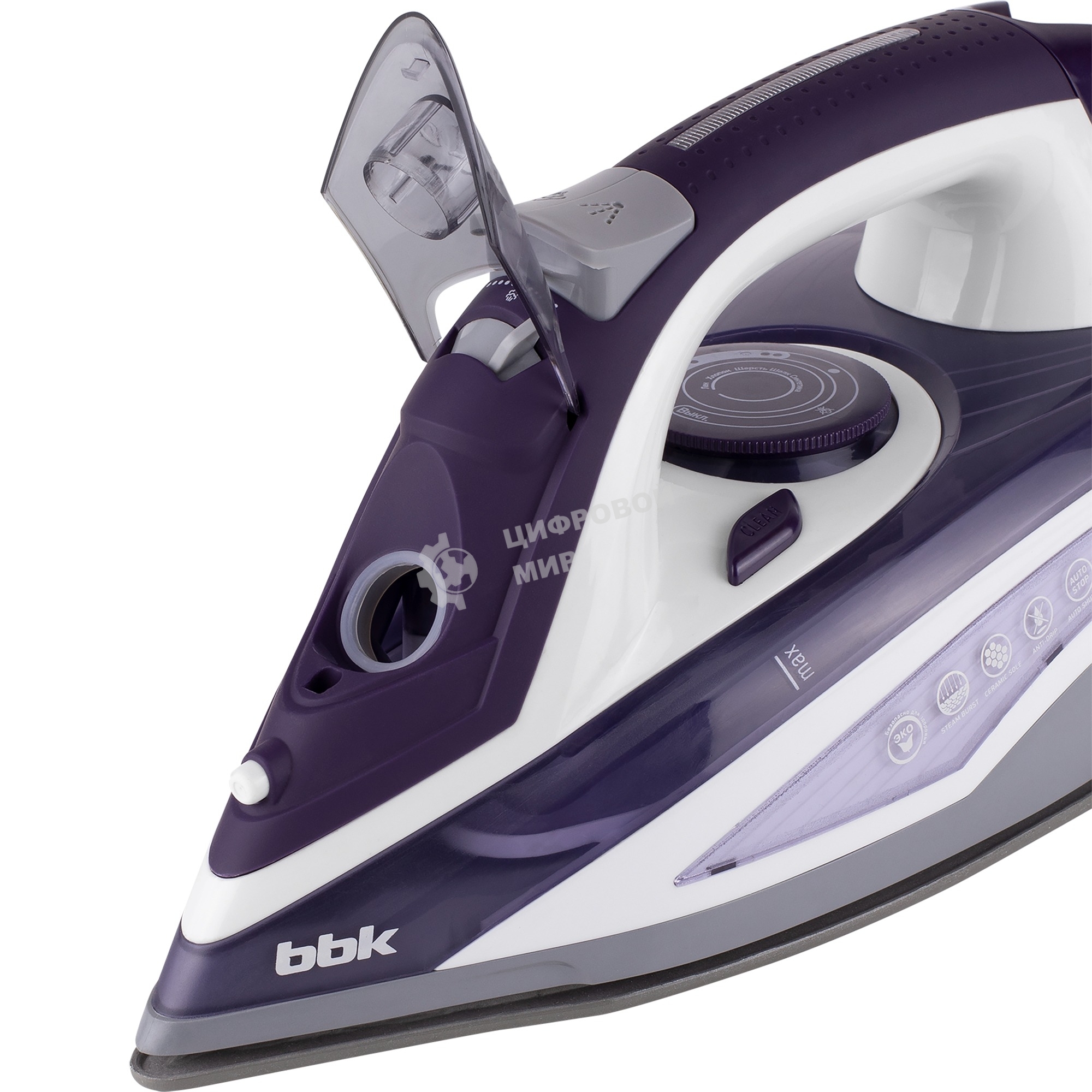 Утюг BBK ISE-2404 фиолетовый