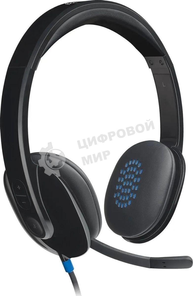 Гарнитура проводная Logitech H540 USB (981-000480)