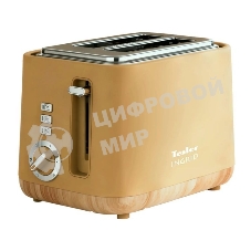 Тостер Tesler TT-244, оранжевый, 815 Вт, 2 слота