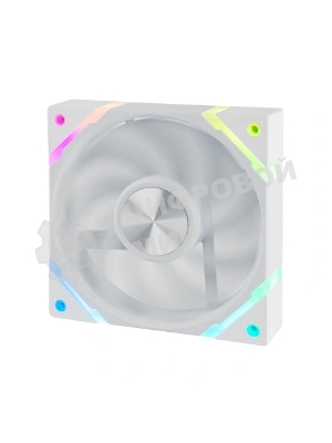 Вентилятор для корпуса Eurocase EU-FN120ARGB_12 WH YH1225 White,120 ARGB fan 3pin+AURA 5V3pin female and male connector with brown box,3pcs in big bro