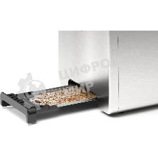 Тостер Bosch TAT3P420 нержавеющая сталь, 970 Вт, 2 слота
