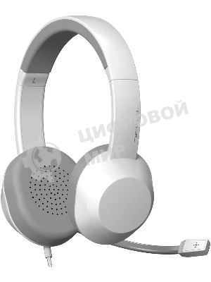 Гарнитура A4Tech Fstyler FH150U белый/серый, проводная