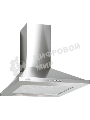 Вытяжка каминная Elikor Оптима 60Н-400-К3Л нержавеющая сталь, 59 см, 400 куб. м/ч, 55 дБ