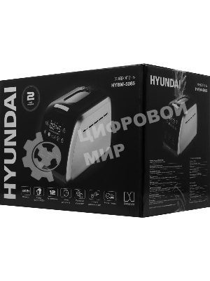Хлебопечка Hyundai HYBM-5085 чёрный/серебристый, 850 Вт, 1.5 кг, 12 программ
