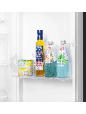 Холодильник Maunfeld MFF177NFBE черный, двухкамерный 263/170л морозилка сбоку, No Frost, Side by Side