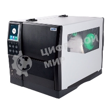 Принтер этикеток термотрансферный iDPRT iX6P Industrial 200 dpi, 305 мм/сек, USB Type B, USB HOST, Ethernet, RS232, чёрный/серый