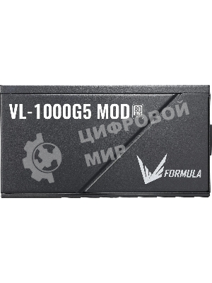 Блок питания Aerocool/Formula ATX 1000W VL-1000G5 MOD Gen5 RTL, 1000Вт, 80 PLUS Gold, 140мм, модульный, черный и серый