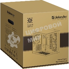 Компьютерный корпус Defender NovaCube черный,mATX,3fan,switchM/BSynс