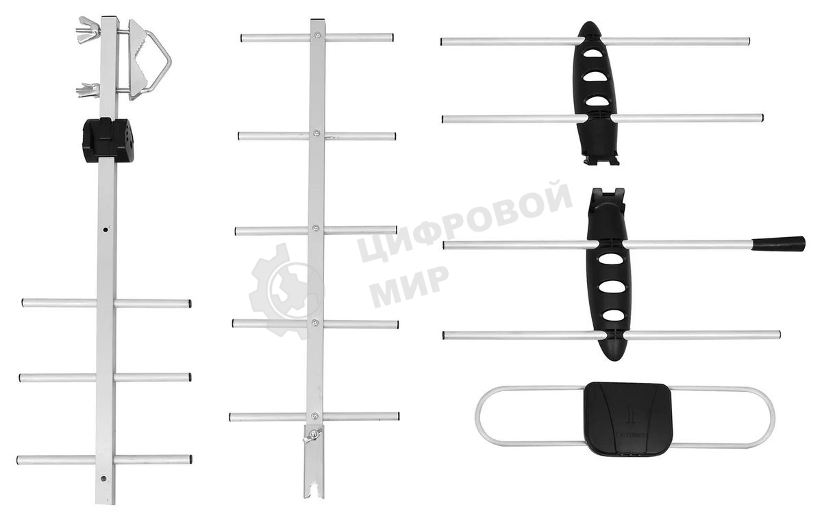 Антенна телевизионная пассивная Hyundai H-TAE260 серебристый